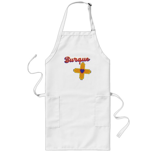 Burque Love What's Cookin Long Apron (Front)