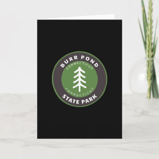 Burr Pond State Park Connecticut Ct Tree Badge Vac Card
