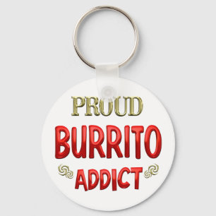 Burrito Addict Keychain