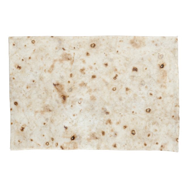 Burrito Blanket Flour Tortilla Taco Fast Food Wrap Pillowcase (Front)