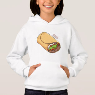 Burrito cartoon illustration