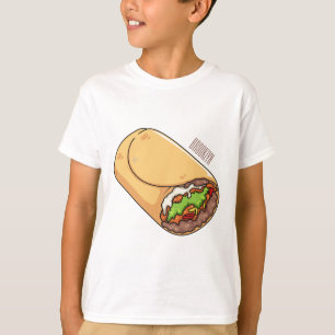 Burrito cartoon illustration T-Shirt