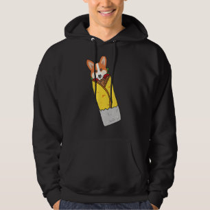 Burrito Corgi Dog Cute Taco Cinco De Mayo Dog Mom  Hoodie