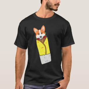 Burrito Corgi Dog Cute Taco Cinco De Mayo Dog Mom T-Shirt