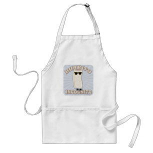 Burrito Incognito Funny Food Character Standard Apron