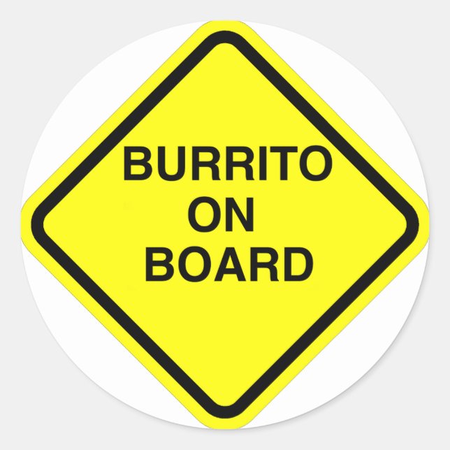 Burrito Sticker (Front)