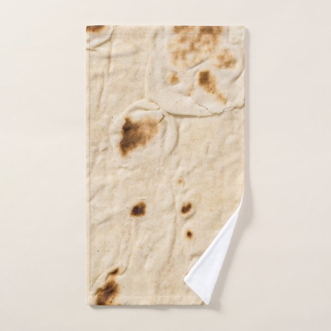 Burritos, Giant Tortilla Hand Towel (Hand Towel)