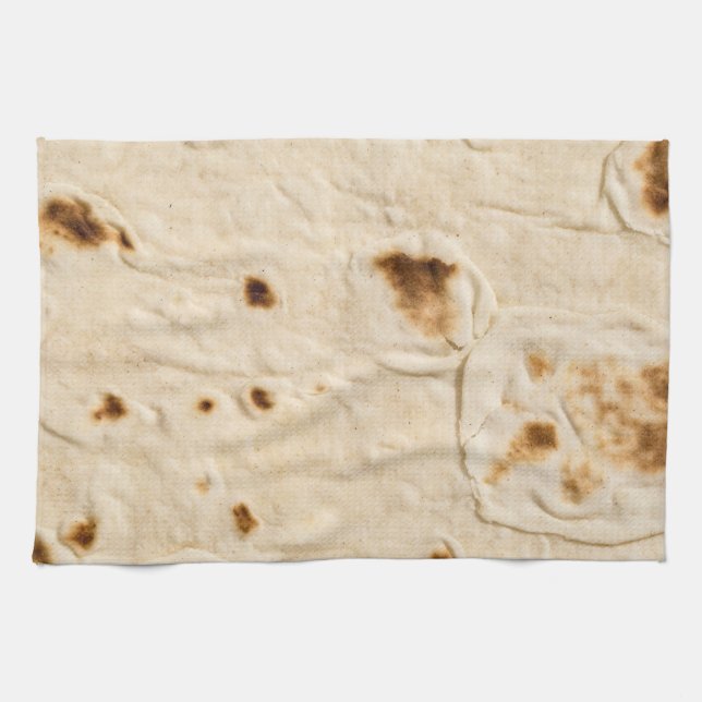 Burritos, Giant Tortilla Kitchen Towel (Horizontal)