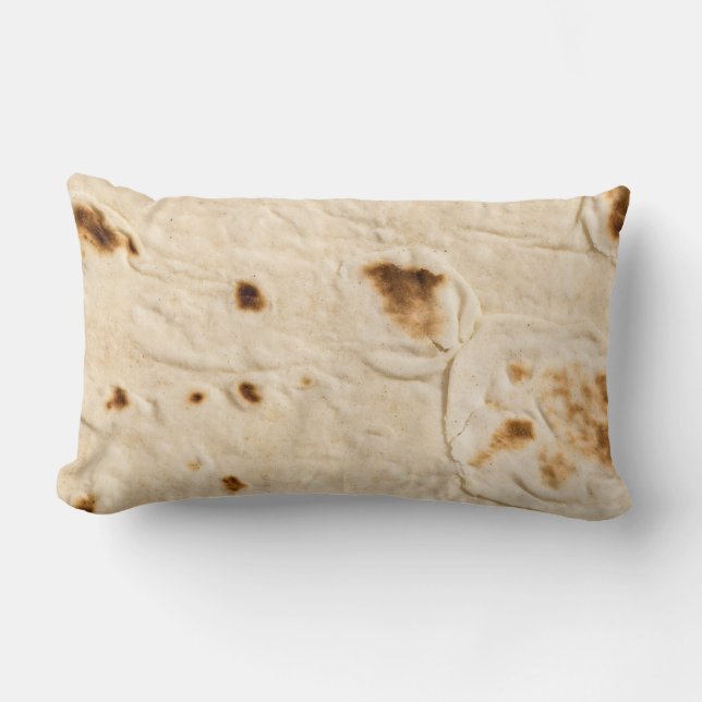 Burritos, Giant Tortilla Lumbar Pillow (Front)