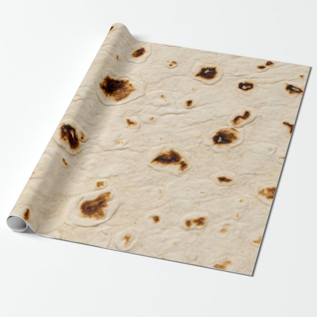Burritos, Giant Tortilla Wrapping Paper (Unrolled)