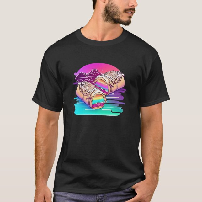 Burritos With a Futuristic Vibe for a Modern Twist T-Shirt (Front)