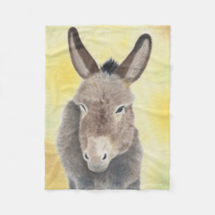 Burro fleece blanket