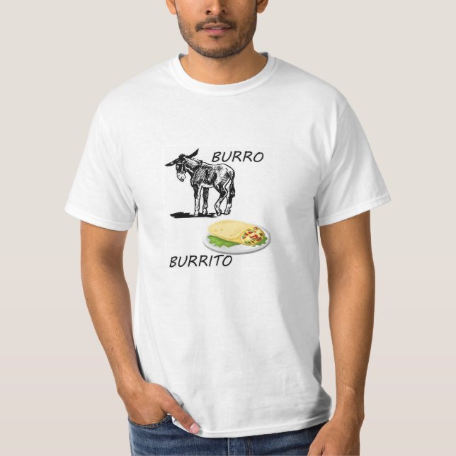 Burro vs. Burrito T-Shirt (Front)