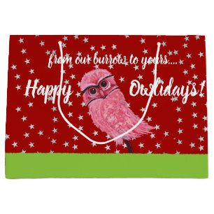 Burrowing Owl Holiday Bags