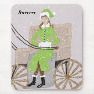 Burrrrr Mousepad Hand Drawn