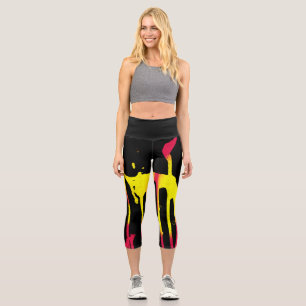 burrs and spurs and bacchanal capri leggings