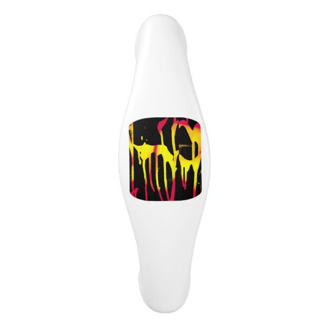 burrs and spurs and bacchanal ceramic cabinet pull (Front)