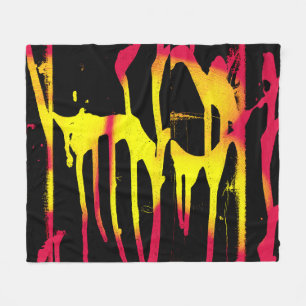 burrs and spurs and bacchanal fleece blanket