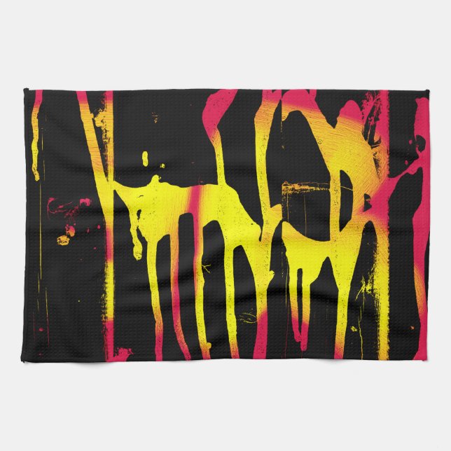 burrs and spurs and bacchanal kitchen towel (Horizontal)