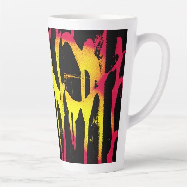 burrs and spurs and bacchanal latte mug (Right)