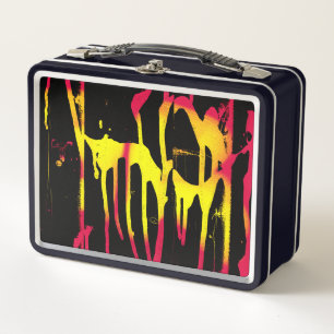 burrs and spurs and bacchanal metal lunch box