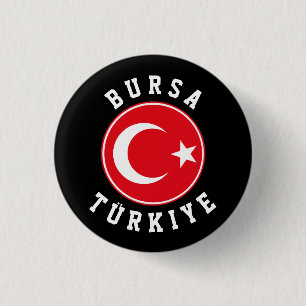 Bursa, Turkey 1 Inch Round Button