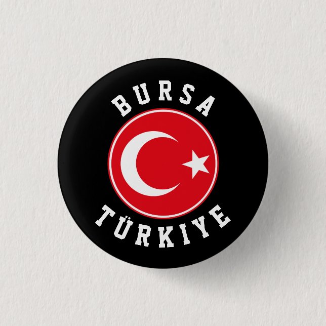Bursa, Turkey 1 Inch Round Button (Front)