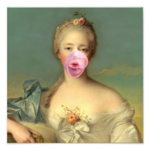 Burst Bubble Gum Diva III Photo Print