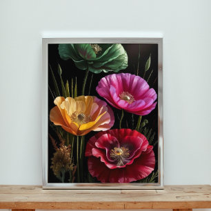 Burst of Colour: A Celebration of Poppies Photo Print