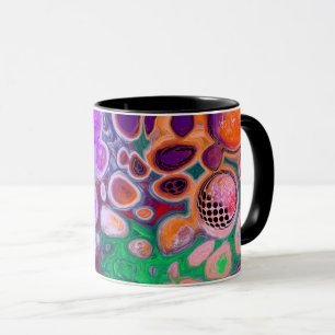 Burst of Colours Fluid Art  Mug