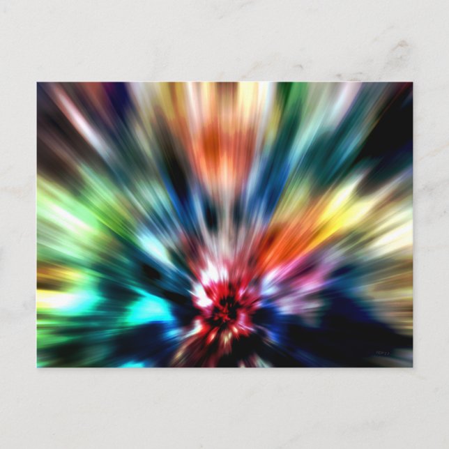 Burst of Colours Postcard (Front)