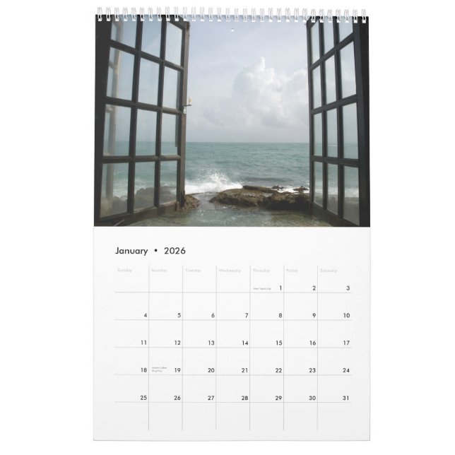 Burst of Light Calendar (Jan 2026)