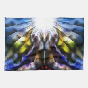 Burst Of Light Kitchen Towel