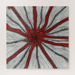 Burst of Red Jigsaw Puzzle