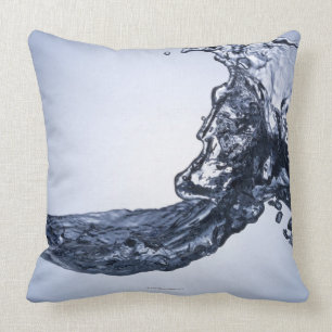 Burst wave throw pillow