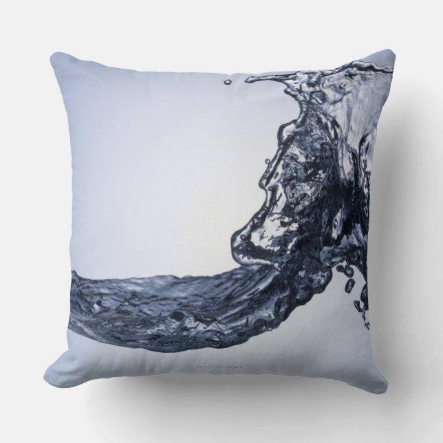 Burst wave throw pillow (Front)