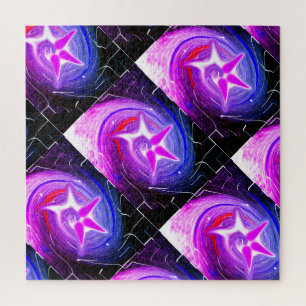 Bursts of Christmas spirit art Jigsaw Puzzle