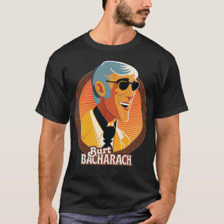 Burt Bacharach Retro 60s Fan Design T-Shirt