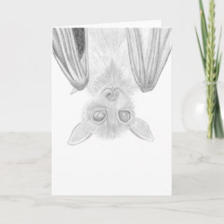 Burt The Bat, Animal Drawing Card