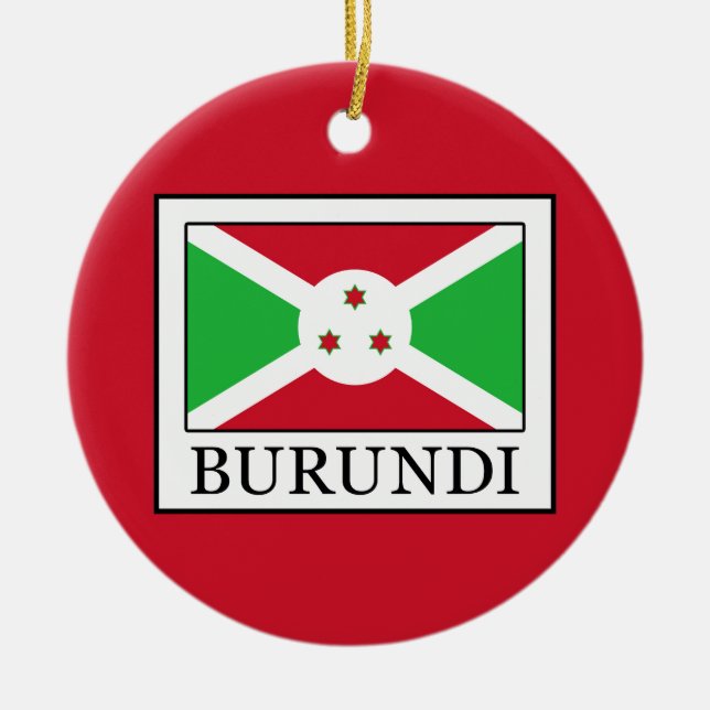 Burundi Ceramic Ornament (Front)