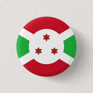 Burundi Flag 1 Inch Round Button