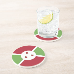 Burundi flag coaster