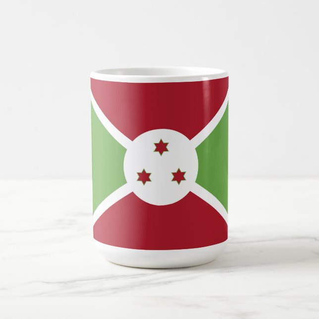 Burundi flag coffee mug (Center)