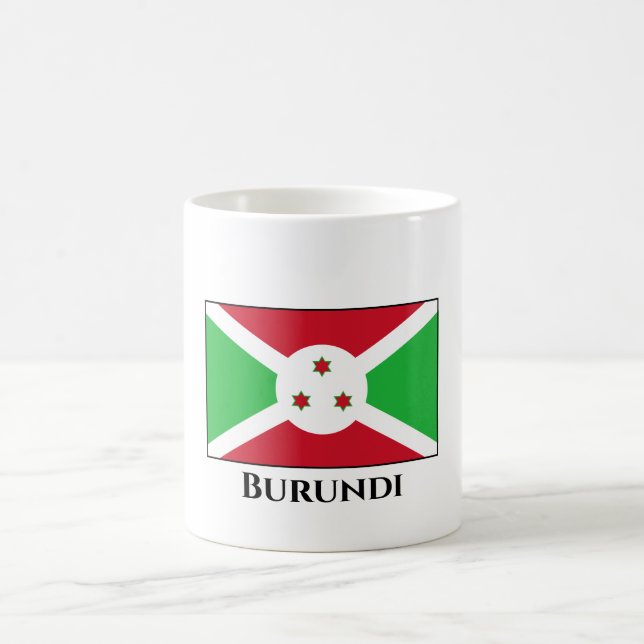 Burundi Flag Coffee Mug (Center)