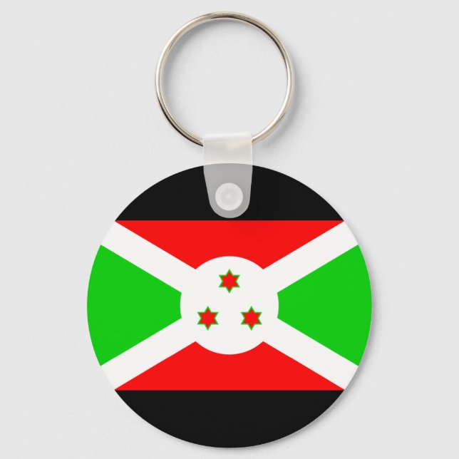 Burundi Flag Keychain (Front)