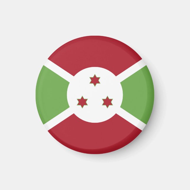Burundi flag magnet (Front)