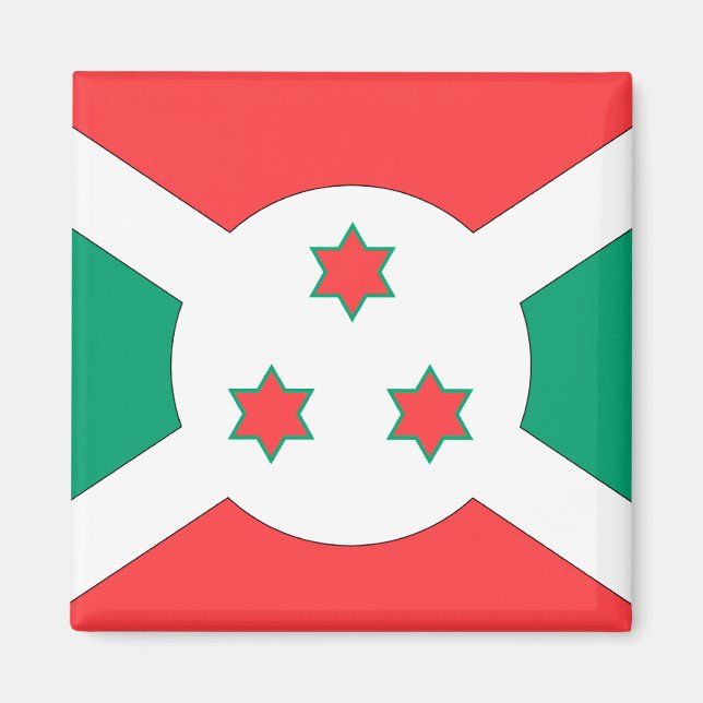 Burundi Flag Magnet (Front)