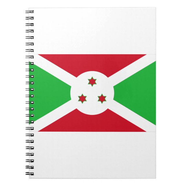 Burundi Flag Notebook (Front)