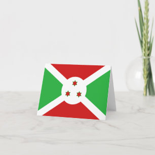 Burundi Flag Notecard