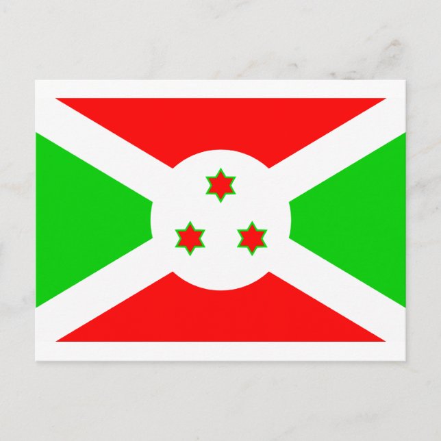 Burundi Flag Postcard (Front)